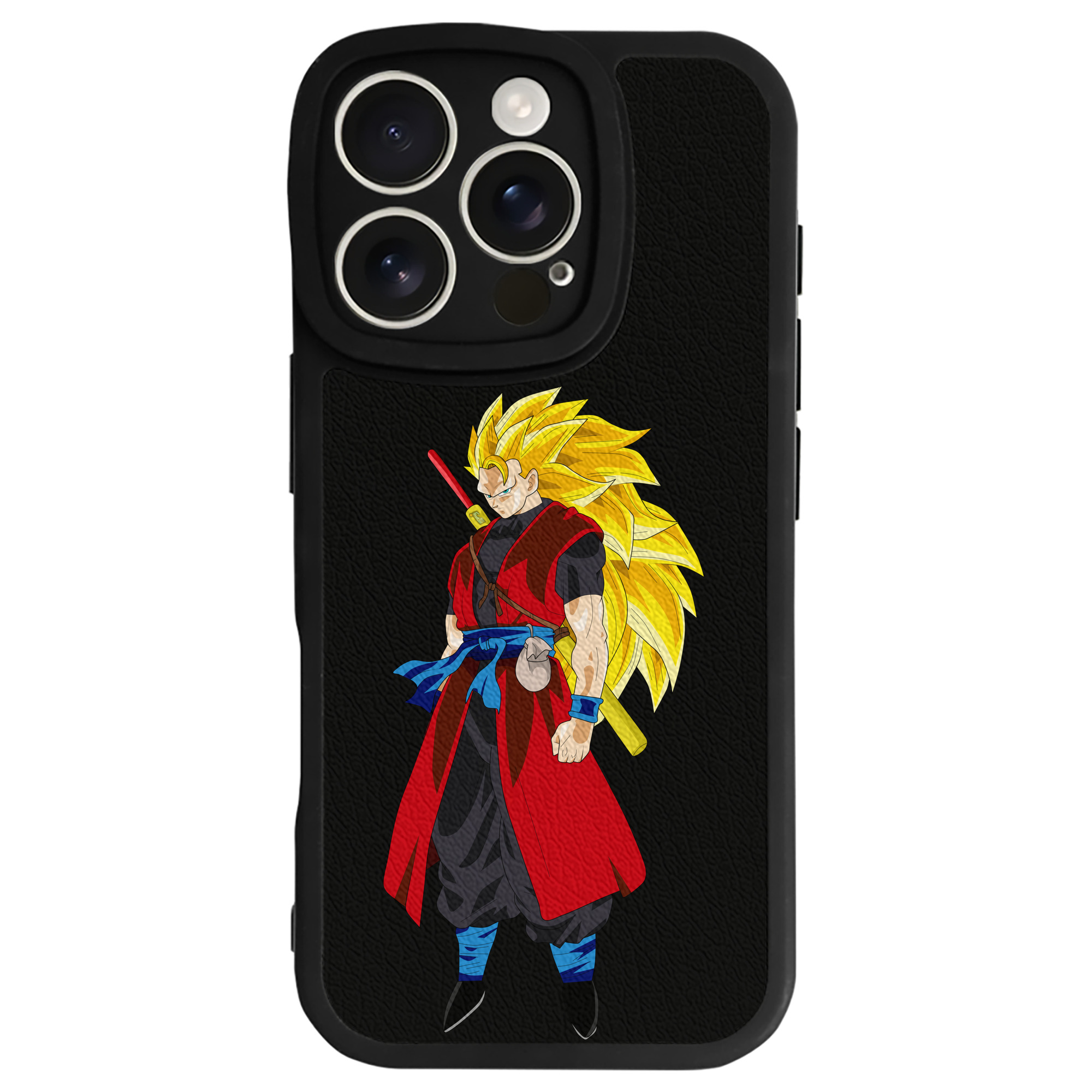 （画像用） ドラゴンボール トランクス（Torankusu）DRAGON BALL Trunks 【iPhone 16シリーズ対応】シリコンスマホケース（レザー調） 材質：シリコン